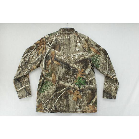 Magellan Outdoors Hunt Gear 1/4 Zip Pullover Men's Size L RealTree Camo - Picture 5 of 9